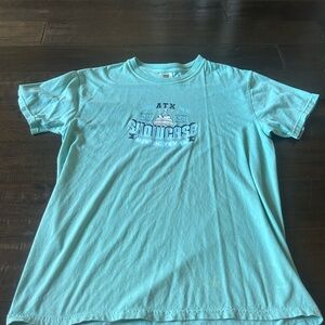 Comfort Colors Light Teal 'ATX Showcase' Short Sleeve Tee
